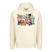 Sandshell small business coffee cups Premium Hoodie - Zillion Design Studio