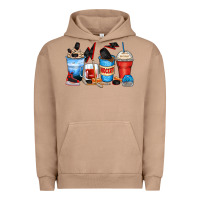 Pigment Burro hockey begins after coffee cups Urban Hoodie - Zillion Design Studio