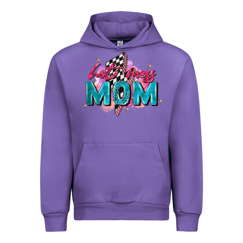 Hot Mess Mom Urban Hoodie by Zillion Design Studio | Teevron