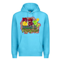 Ocean Blue mama cita needs a margarita Premium Hoodie - CTS Tumbler Store