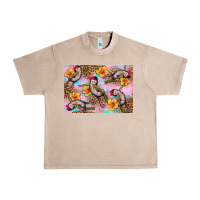 French Oak Baby monkey flowers Urban Heavy Tee - Artiststas