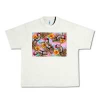 Pistachio Baby monkey flowers Urban Heavy Tee - Artiststas