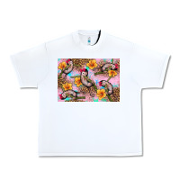 White Baby monkey flowers Urban Heavy Tee - Artiststas