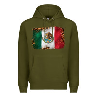 Army Green mexican and leopard flag Premium Hoodie - CTS Tumbler Store