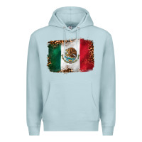 Blue Mist mexican and leopard flag Premium Hoodie - CTS Tumbler Store