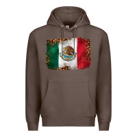 Coffee mexican and leopard flag Premium Hoodie - CTS Tumbler Store