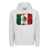 Dove Grey mexican and leopard flag Premium Hoodie - CTS Tumbler Store