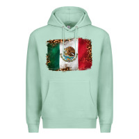 Seafoam mexican and leopard flag Premium Hoodie - CTS Tumbler Store