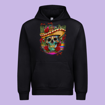 Mexican Skeleton Urban Hoodie Designed By Cts Tumbler Store