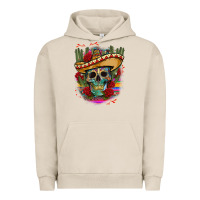 Pigment French Oak mexican skeleton Urban Hoodie - CTS Tumbler Store