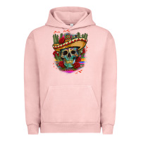 Pigment Salmon mexican skeleton Urban Hoodie - CTS Tumbler Store