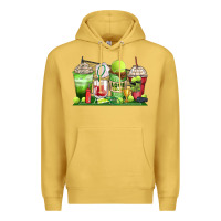 Antique Gold tennis coffee cups Premium Hoodie - Zillion Design Studio