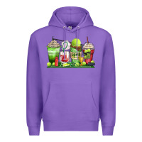 Purple tennis coffee cups Premium Hoodie - Zillion Design Studio