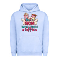 Pigment Grape Ice just a mom who loves coffee Urban Hoodie - Zillion Design Studio