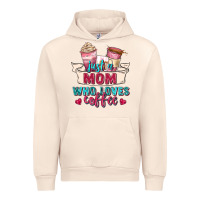 Sandshell just a mom who loves coffee Urban Hoodie - Zillion Design Studio