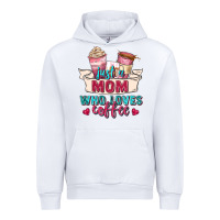 White just a mom who loves coffee Urban Hoodie - Zillion Design Studio