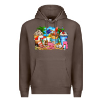 Coffee travel coffee cups Premium Hoodie - Zillion Design Studio