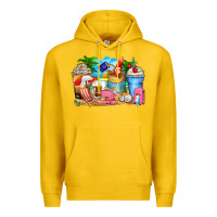 Lemon travel coffee cups Premium Hoodie - Zillion Design Studio