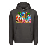Smoke travel coffee cups Premium Hoodie - Zillion Design Studio