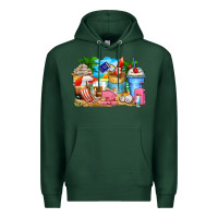 Sports Green travel coffee cups Premium Hoodie - Zillion Design Studio