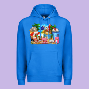 Travel Coffee Cups Premium Hoodie Designed By Zillion Design Studio