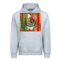Heather Grey mexican flag serape Urban Hoodie - CTS Tumbler Store