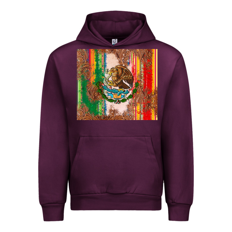 Mexican Flag Serape Urban Hoodie by CTS Tumbler Store | Teevron