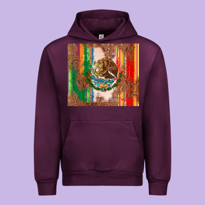 Mexican Flag Serape Urban Hoodie Designed By Cts Tumbler Store