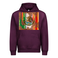 Mauve Wine mexican flag serape Urban Hoodie - CTS Tumbler Store