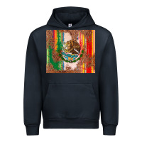 Navy mexican flag serape Urban Hoodie - CTS Tumbler Store