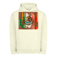 Pigment Pistachio mexican flag serape Urban Hoodie - CTS Tumbler Store