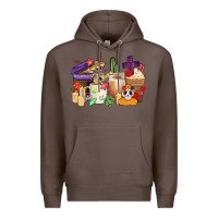 Coffee mexican dia de los muertos coffee cups Premium Hoodie - CTS Tumbler Store