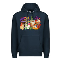 Mexican Dia De Los Muertos Coffee Cups Premium Hoodie | Teevron