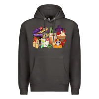 Smoke mexican dia de los muertos coffee cups Premium Hoodie - CTS Tumbler Store