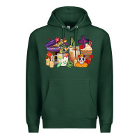 Sports Green mexican dia de los muertos coffee cups Premium Hoodie - CTS Tumbler Store