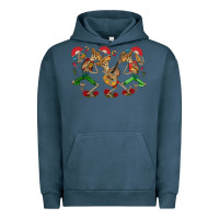 Pigment Midnight Navy mexican skeletons Urban Hoodie - CTS Tumbler Store