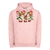 Pigment Salmon mexican skeletons Urban Hoodie - CTS Tumbler Store