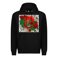 Black mexican flag and roses Premium Hoodie - CTS Tumbler Store