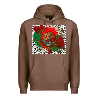 Chestnut mexican flag and roses Premium Hoodie - CTS Tumbler Store