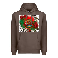 Coffee mexican flag and roses Premium Hoodie - CTS Tumbler Store