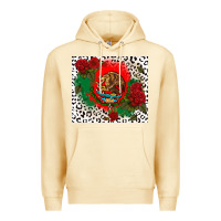 Pina Colada mexican flag and roses Premium Hoodie - CTS Tumbler Store