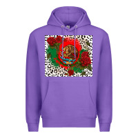Purple mexican flag and roses Premium Hoodie - CTS Tumbler Store