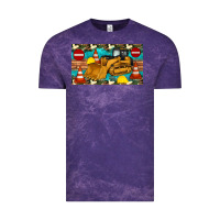 Cloud Purple bulldozer sippy Vintage Tee - Artiststas