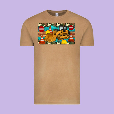 Bulldozer Sippy Vintage Tee Designed By Artiststas