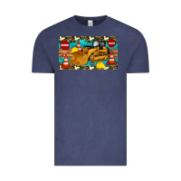 Vintage Denim bulldozer sippy Vintage Tee - Artiststas