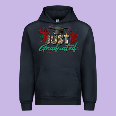 Just Graduated Urban Hoodie Designed By Zillion Design Studio