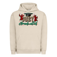 Pigment French Oak just graduated Urban Hoodie - Zillion Design Studio