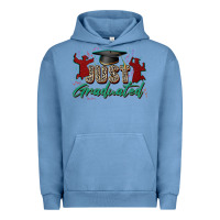 Pigment Pebble Blue just graduated Urban Hoodie - Zillion Design Studio
