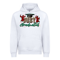 White just graduated Urban Hoodie - Zillion Design Studio