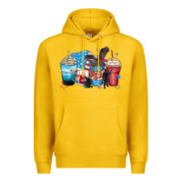 Lemon usa coffee cups Premium Hoodie - Zillion Design Studio